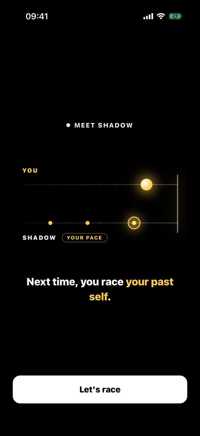 Meet Shadow: you race your past self
